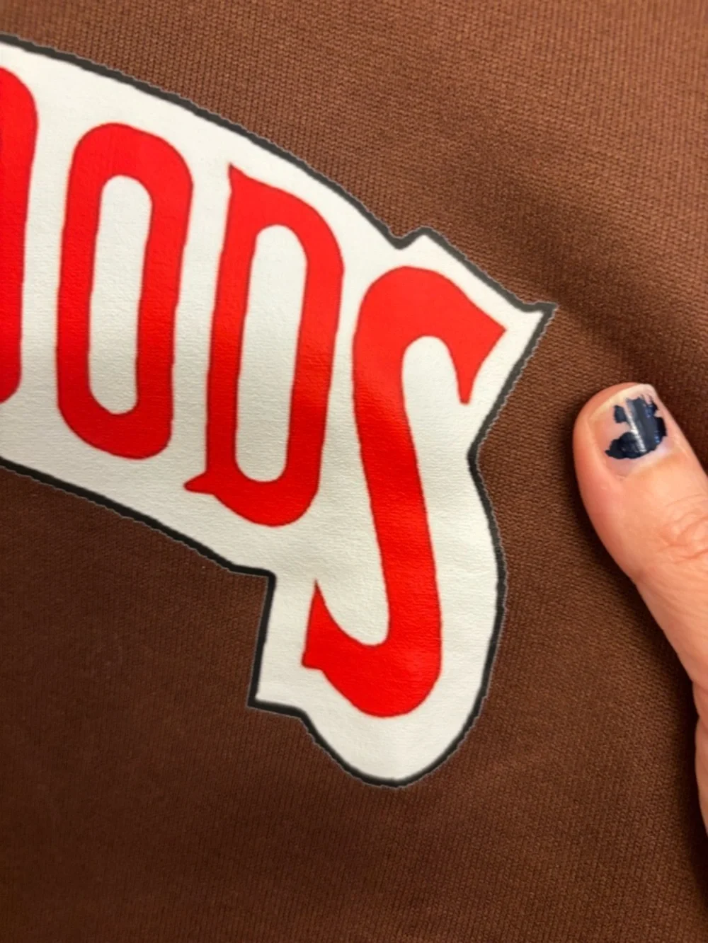 Backwoods Mens Brown Hoodie Sweatshirt Size Large Cigar Streetwear Western - Picture 3 of 8